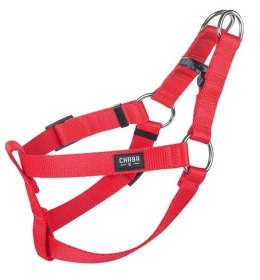 CHABA Szelki taśma regulowane nr 2 - obwód 50cm czerwone