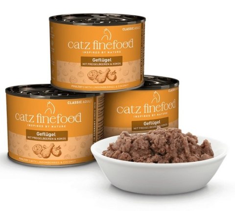 Catz Finefood Classic Drób (N.03) puszka 200g