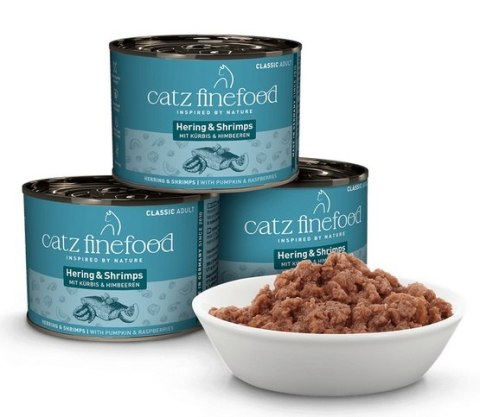 Catz Finefood Classic Śledź i Krewetki (N.13) puszka 200g