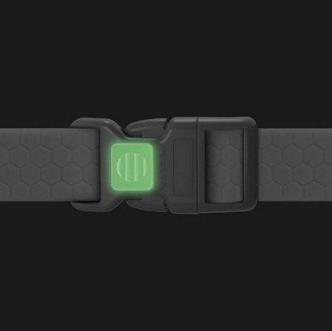 Collar Waterproof Obroża wodoodporna z QR-paszportem, plastikowy fastex, XXL 35mm/46-70cm niebieska