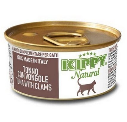 Kippy Natural Tuna & Clams - tuńczyk i małże puszka 70g