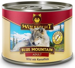 Wolfsblut Dog Blue Mountain Adult - dziczyzna i ziemniaki puszka 200g