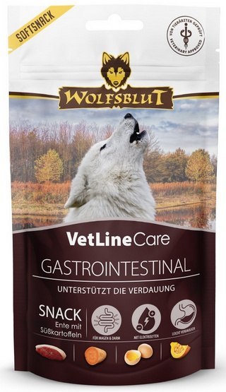 Wolfsblut Dog VetLine Snack Gastrointestinal - kaczka i bataty 100g