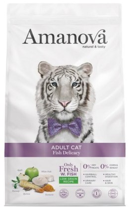 Amanova Cat Adult Fish Delicacy White Fish - biała ryba 1,5kg