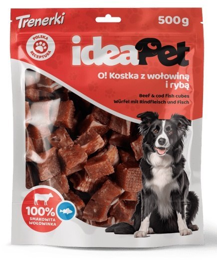 IdeaPet Kostka z wołowiną i rybą 500g
