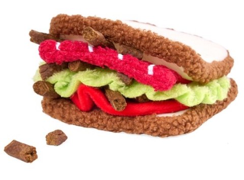 ZippyPaws Pluszowa zabawka dla psa Snufflerz Sandwich [ZP1147]