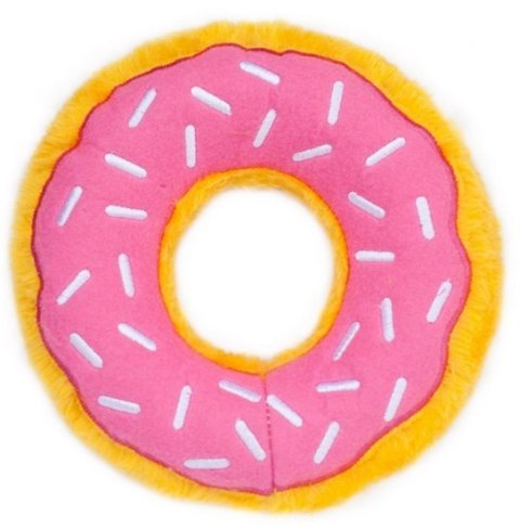 ZippyPaws Pluszowy Donut Standard truskawkowy [ZP256]