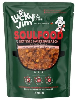 Lucky Jim SoulFood Gulasz z wołowiną i papryką saszetka 300g