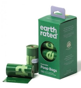 Earth Rated Woreczki ekologiczne do zbierania psich odchodów 8x15szt lawendowe