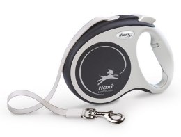Flexi New Comfort Plus Smycz taśma M 5m szara