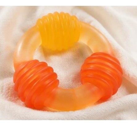 Zolux Zabawka gryzak TPR Gummies Pierścień 8cm