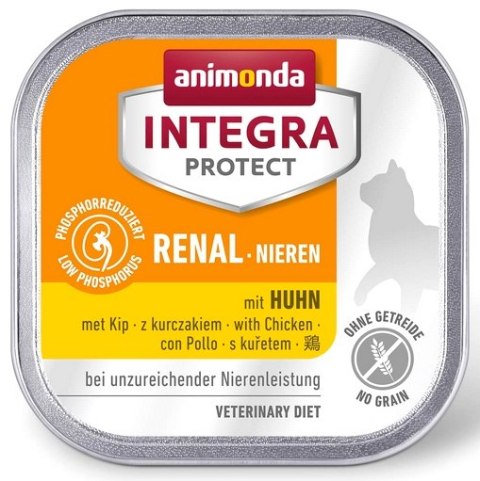 Animonda Integra Protect Renal Nieren dla kota - z kurczakiem tacka 100g