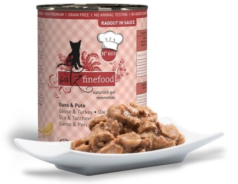 Catz Finefood Ragout in Sauce Gęś i Indyk (N.603) puszka 380g