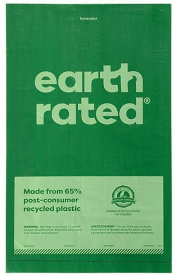 Earth Rated Woreczki do zbierania psich odchodów 300szt lawendowe