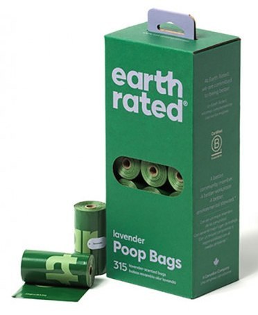 Earth Rated Woreczki ekologiczne do zbierania psich odchodów 21x15szt lawendowe