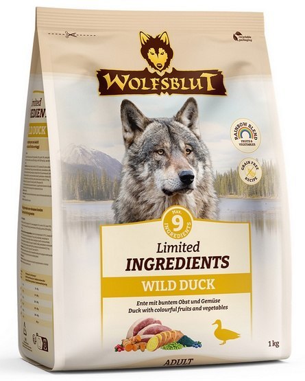 Wolfsblut Dog Limited Ingredients Wild Duck - kaczka i bataty 1kg