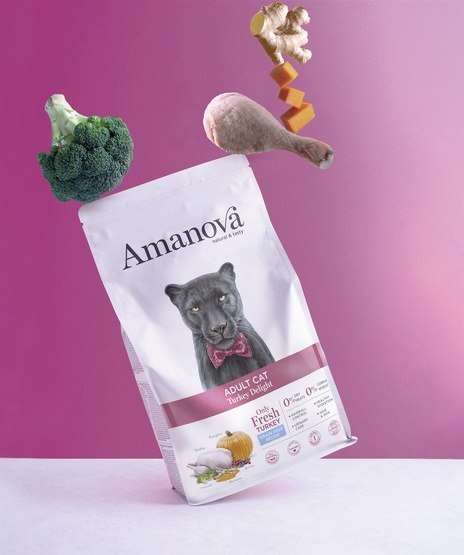 Amanova Cat Adult Turkey Delight - indyk 1,5kg